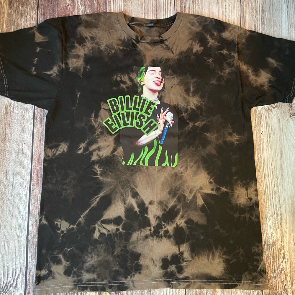 Tie-Dye Billie Billie Eilish Short Sleeve